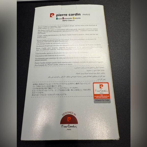 Pierre Cardin iPhone 12 Pro Max genuine leather cover case - Picture 2 of 2